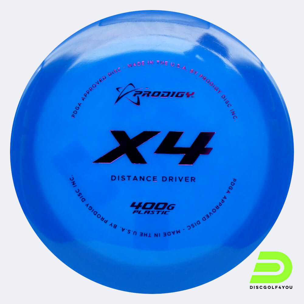 Prodigy X4 in blue, 400g plastic Prodigy X4 in blue, 400g plastic