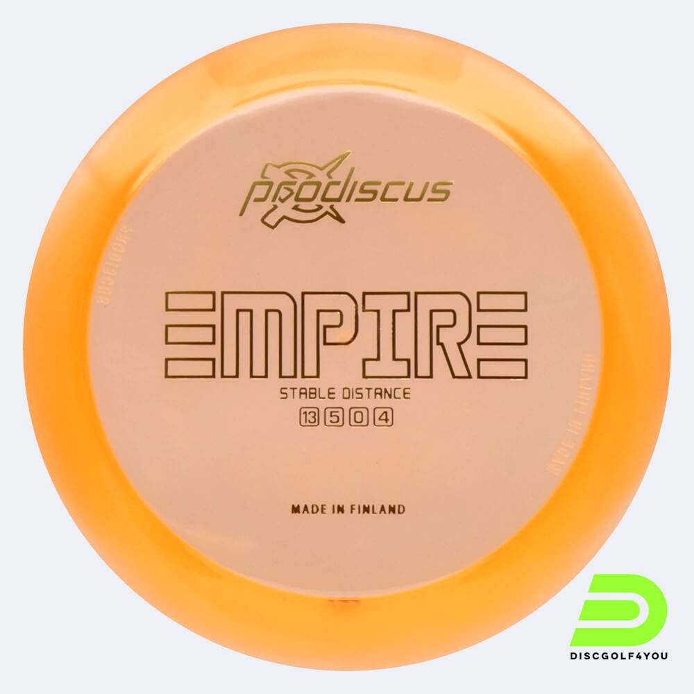 prodiscus empire in orange, im premium kunststoff und ohne spezialeffekt Prodiscus Empire in orange, im Premium Kunststoff und ohne Spezialeffekt