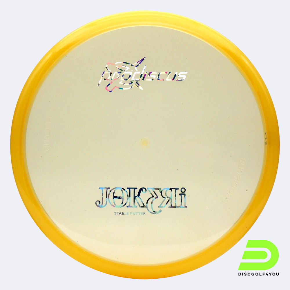 Prodiscus Jokeri in classic-orange, premium plastic Prodiscus Jokeri in classic-orange, premium plastic