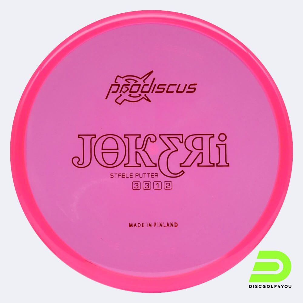 Prodiscus Jokeri in pink, premium plastic Prodiscus Jokeri in pink, premium plastic