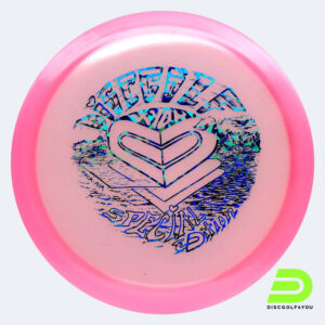 Prodiscus Laseri - Discgolf4you Series in rosa, im Glow Kunststoff und glow Spezialeffekt