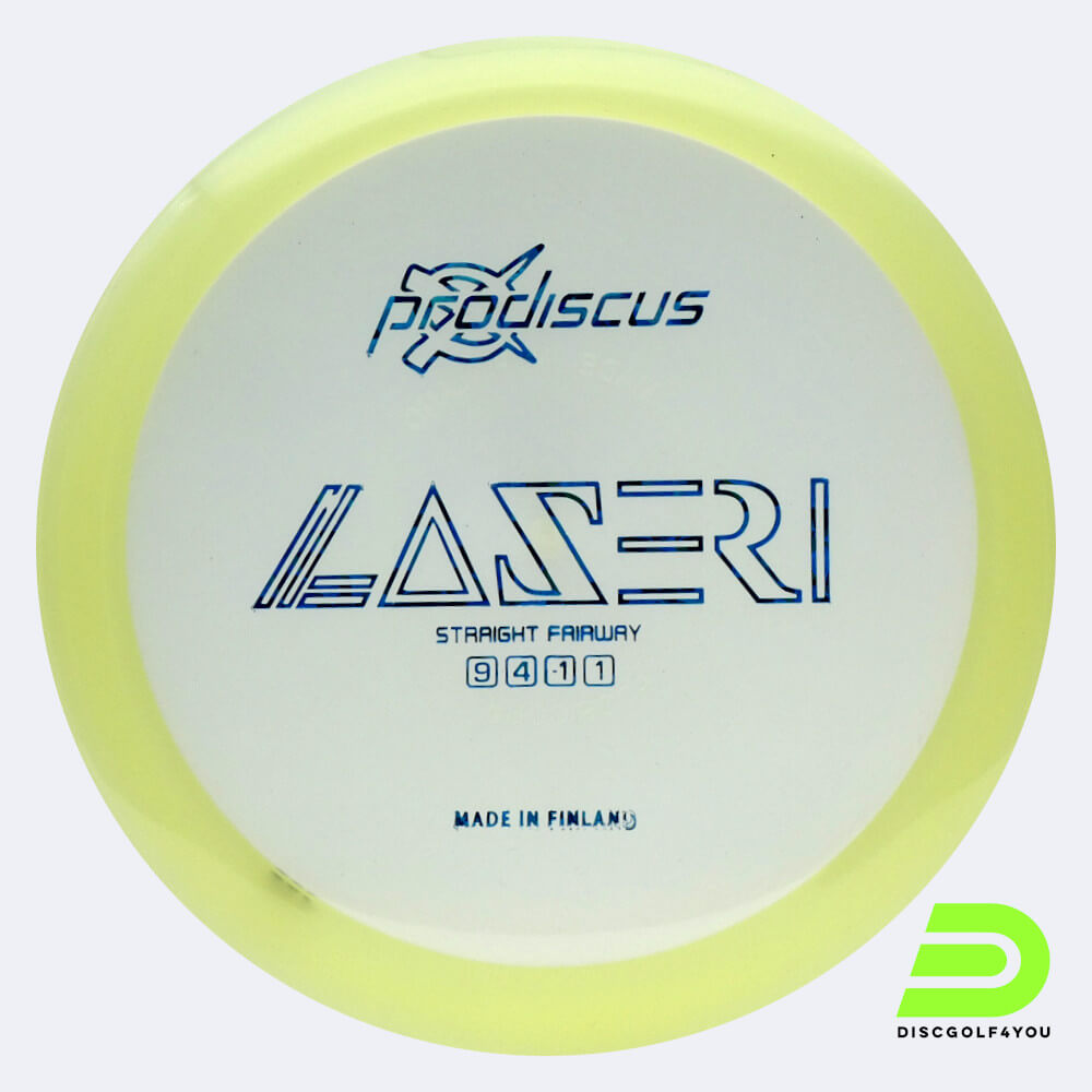 Prodiscus Laseri in yellow, glow plastic and glow effect Prodiscus Laseri in yellow, glow plastic and glow effect