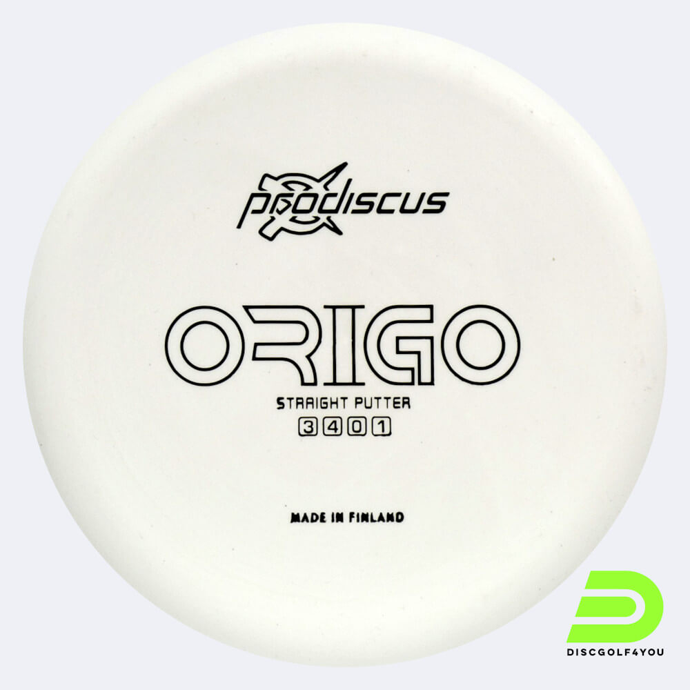 prodiscus origo in weiss, im basic kunststoff und ohne spezialeffekt Prodiscus Origo in weiss, im Basic Kunststoff und ohne Spezialeffekt
