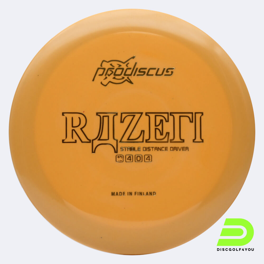 Prodiscus Razeri in classic-orange, ultrium plastic Prodiscus Razeri in classic-orange, ultrium plastic