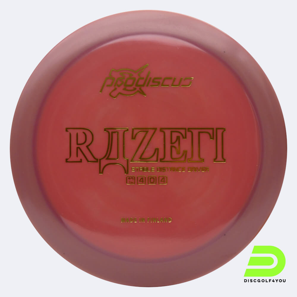 prodiscus razeri in rosa, im ultrium kunststoff und ohne spezialeffekt Prodiscus Razeri in rosa, im Ultrium Kunststoff und ohne Spezialeffekt