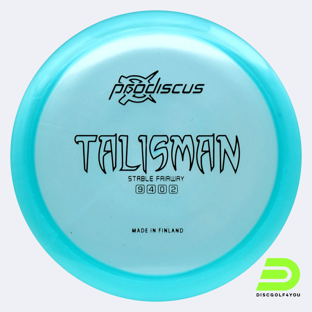 Prodiscus Talisman in turquoise, premium plastic Prodiscus Talisman in turquoise, premium plastic