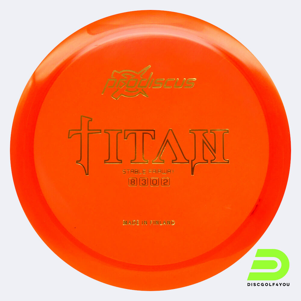 prodiscus titan in rot, im premium kunststoff und ohne spezialeffekt Prodiscus Titan in rot, im Premium Kunststoff und ohne Spezialeffekt