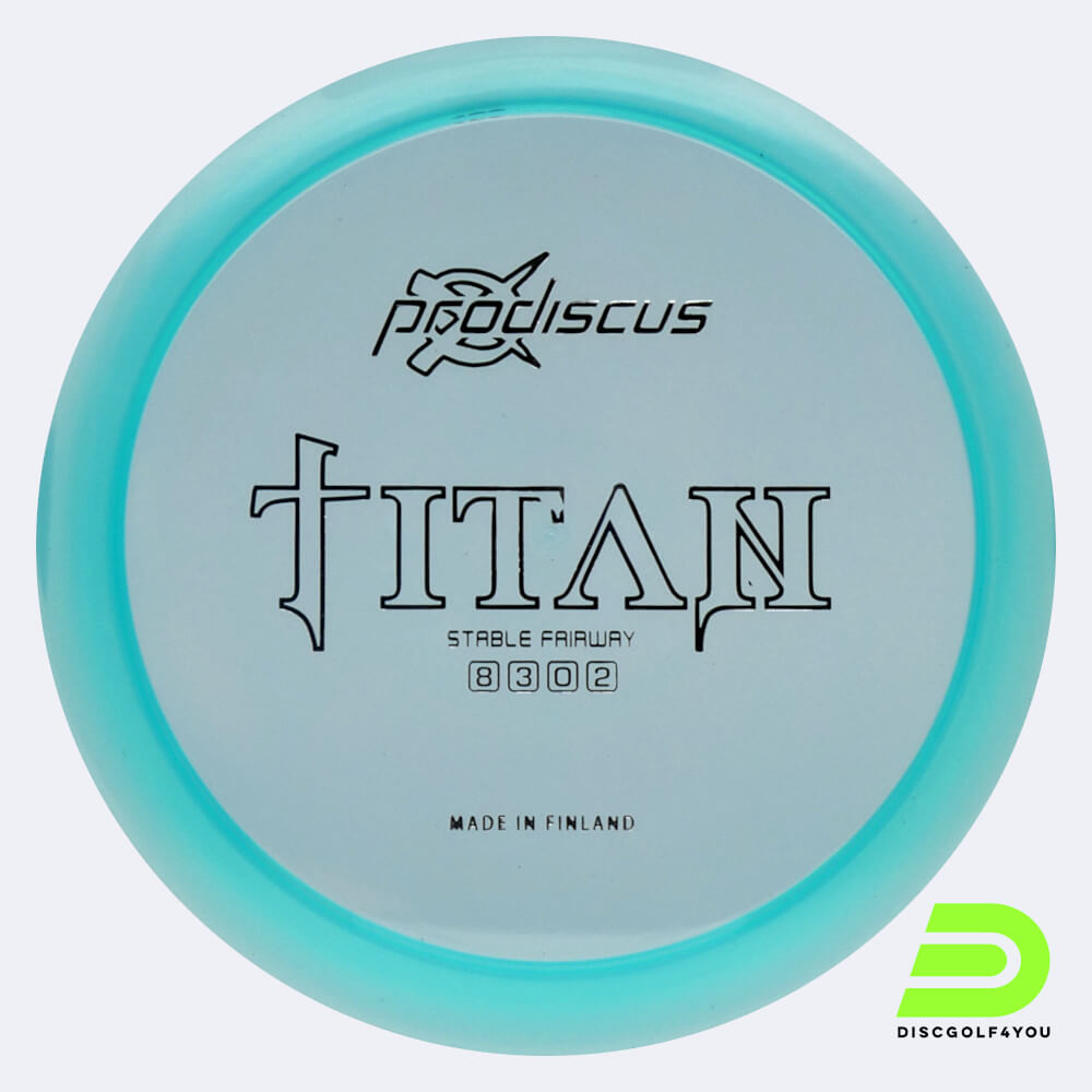 Prodiscus Titan in turquoise, premium plastic Prodiscus Titan in turquoise, premium plastic