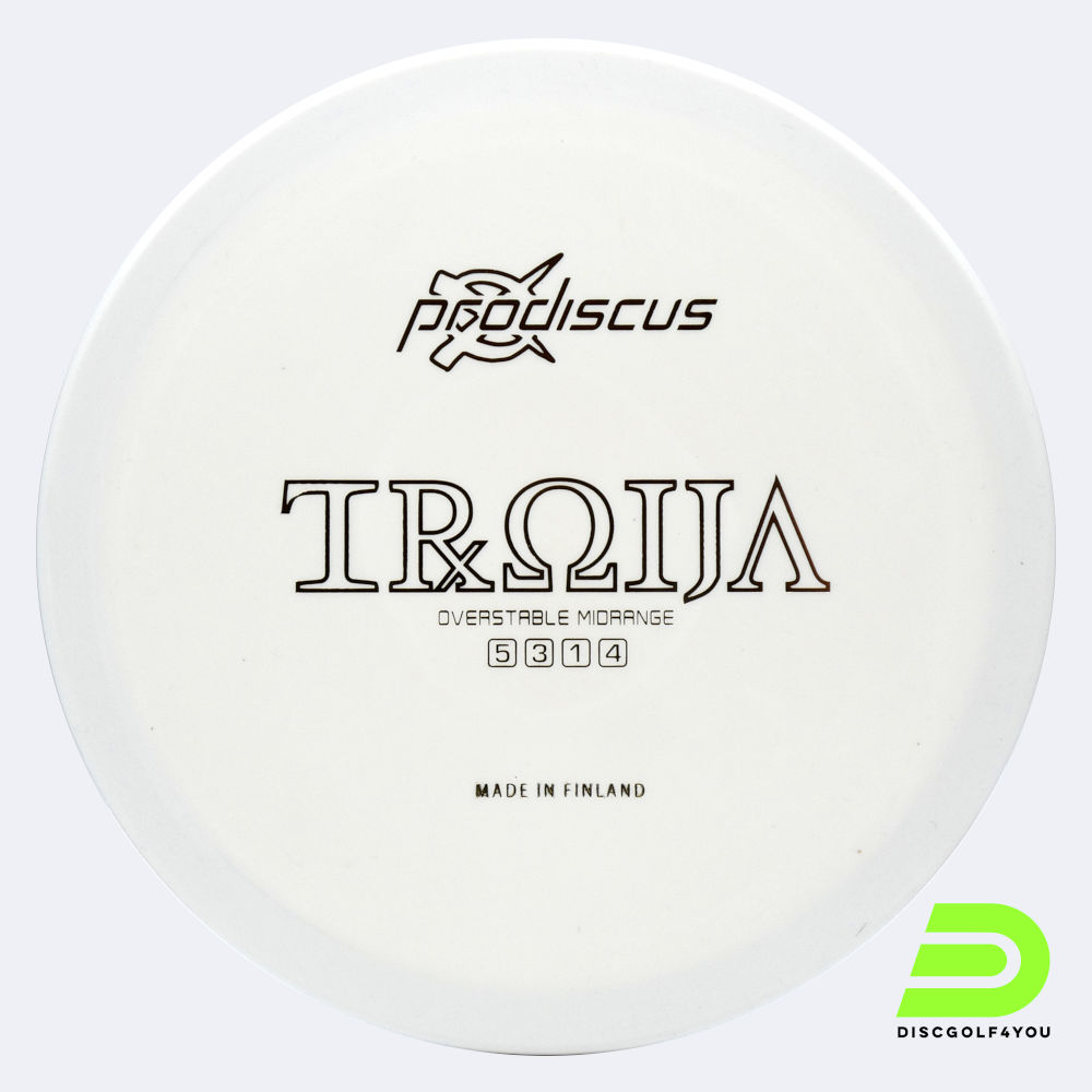 Prodiscus Troija in white, basic plastic Prodiscus Troija in white, basic plastic