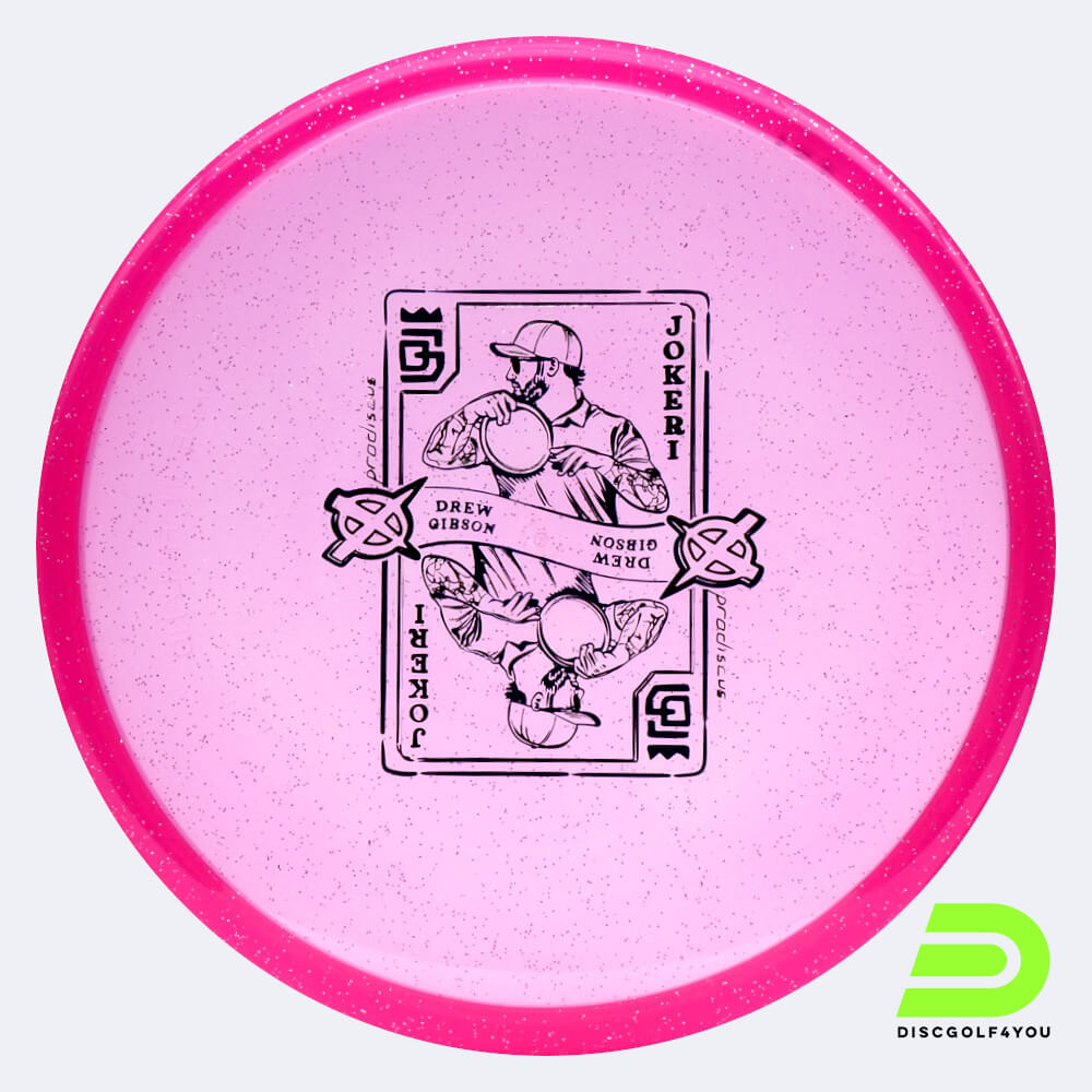 Prodiscus Jokeri - Drew Gibson Tour Series in pink, metal flake premium plastic Prodiscus Jokeri - Drew Gibson Tour Series in pink, metal flake premium plastic