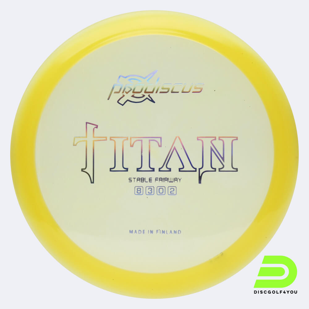 Prodiscus Titan in yellow, premium plastic Prodiscus Titan in yellow, premium plastic