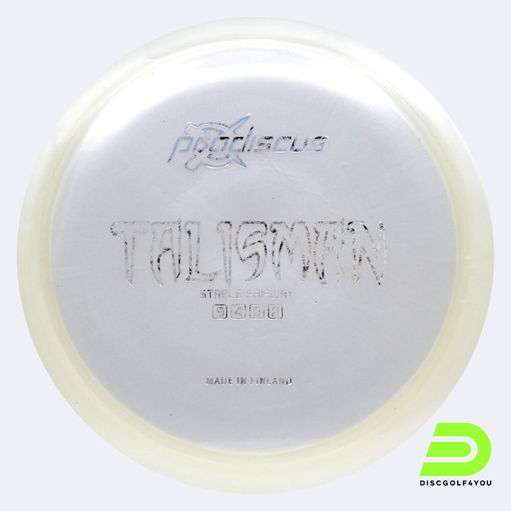 Prodiscus Talisman in white, premium plastic Prodiscus Talisman in white, premium plastic
