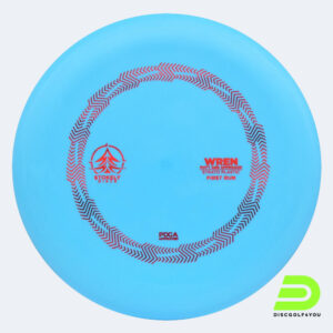 Stokely Discs Wren in blue, strato plastic plastic and first run effect