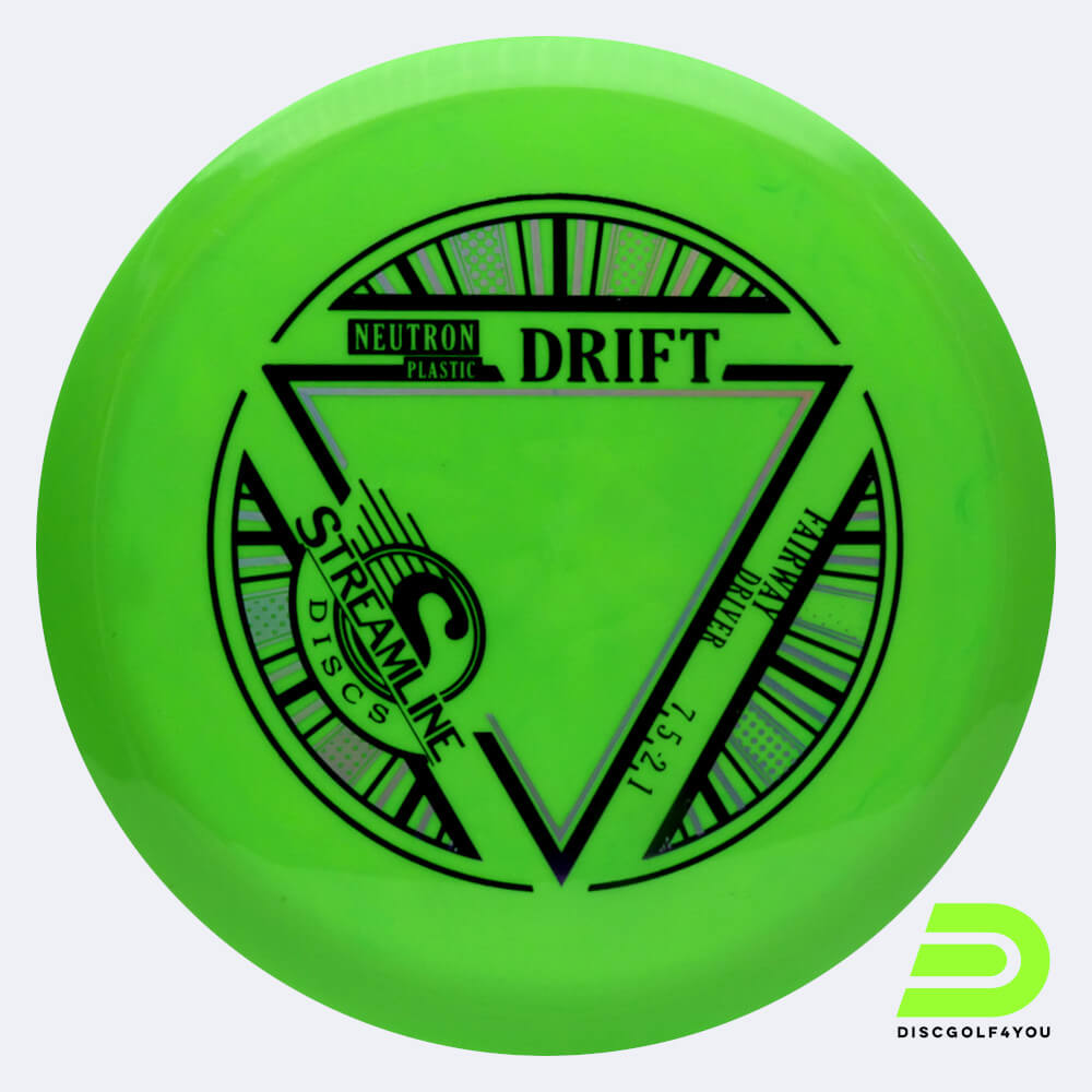 Streamline Drift in light-green, neutron plastic Streamline Drift in light-green, neutron plastic