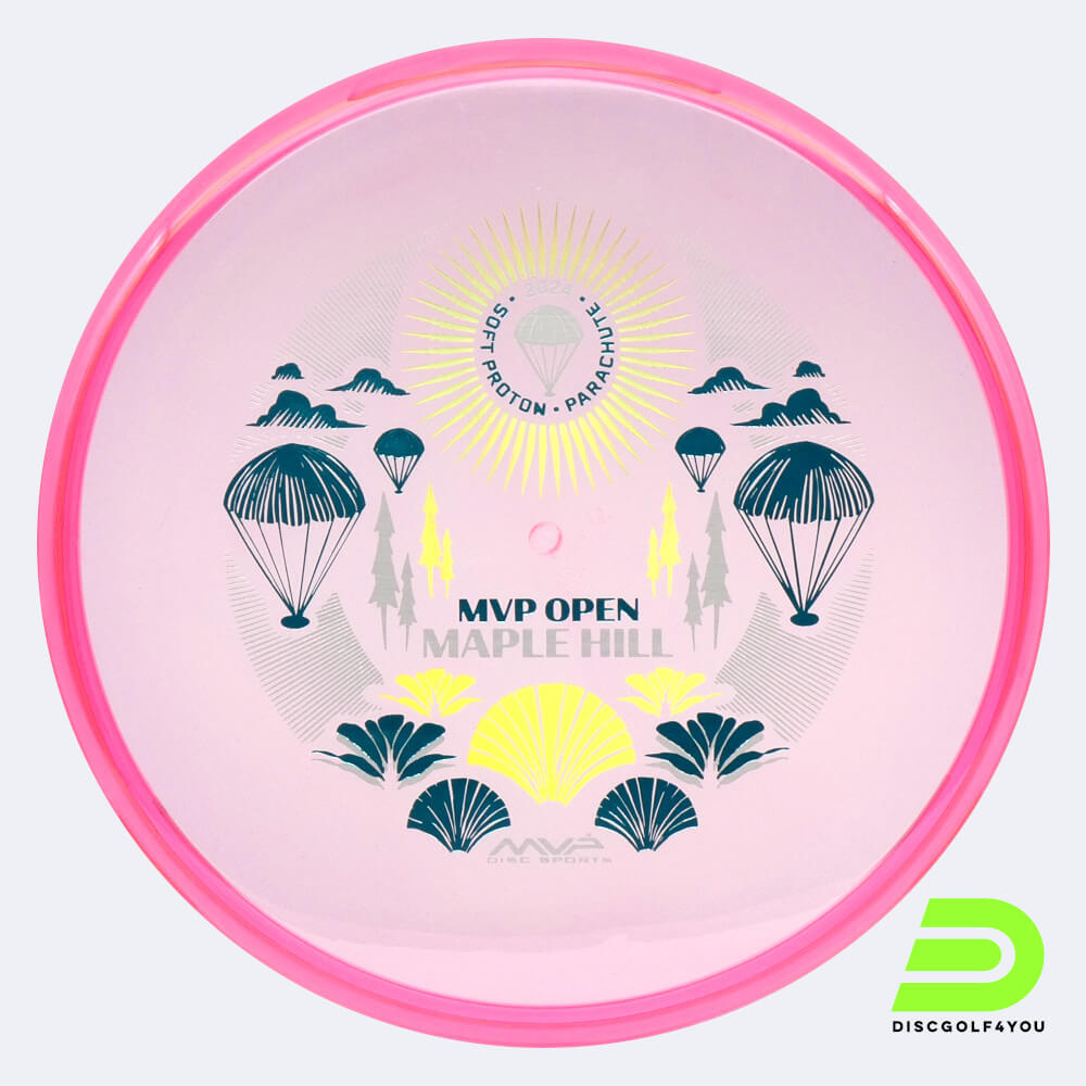 Streamline Parachute MVP Open in pink, proton soft plastic Streamline Parachute MVP Open in pink, proton soft plastic