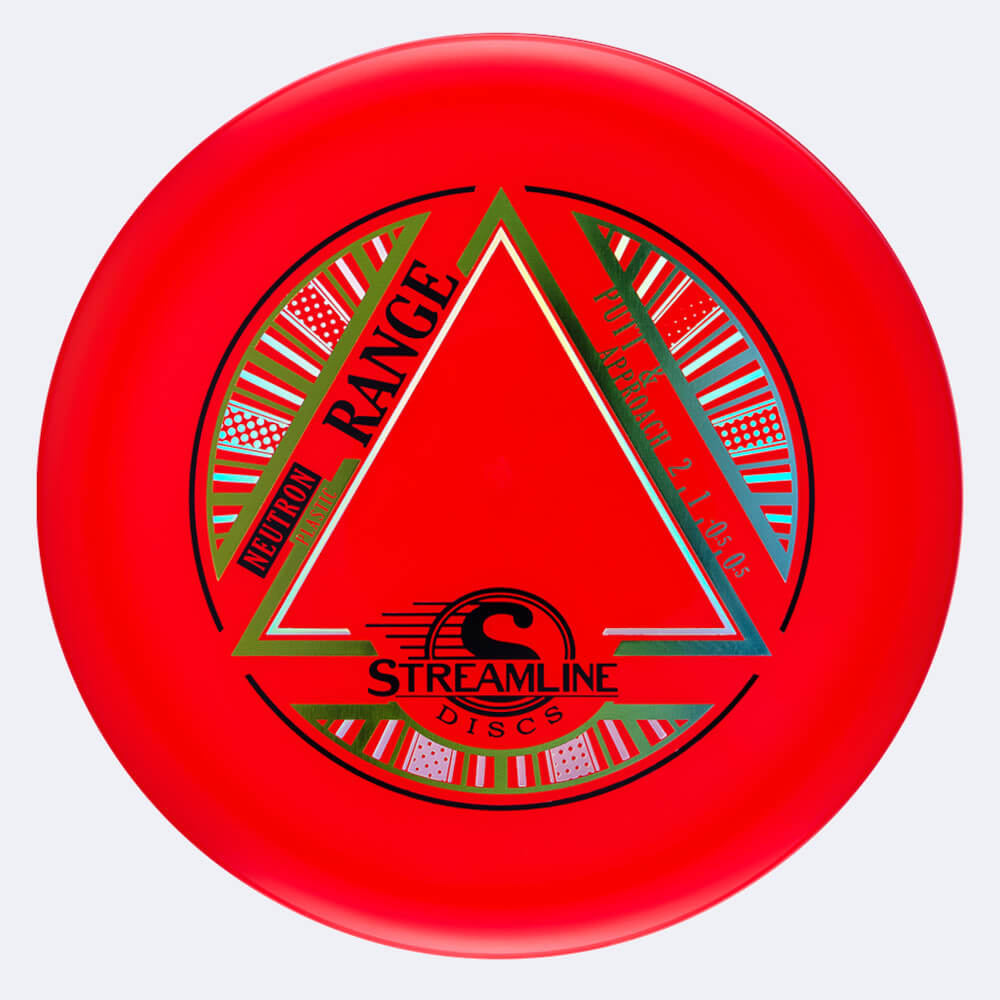 Streamline Range in red, neutron plastic Streamline Range in red, neutron plastic