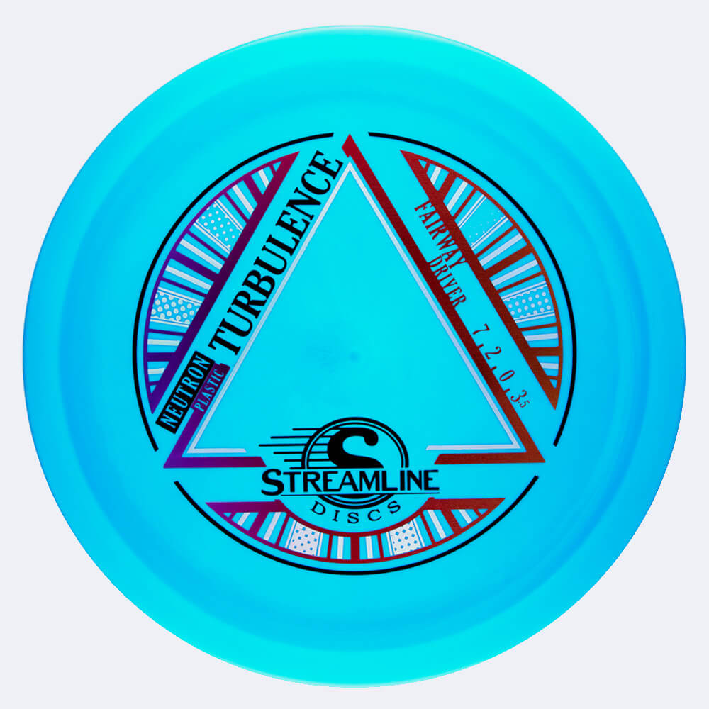 Streamline Turbulence in light-blue, neutron plastic Streamline Turbulence in light-blue, neutron plastic