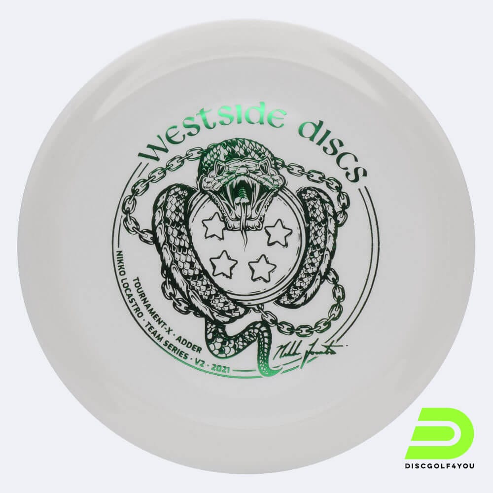 westside adder nikko locastro team series v2 in weiss, im tournament-x kunststoff und ohne spezialeffekt Westside Adder Nikko Locastro Team Series V2 in weiss, im Tournament-X Kunststoff und ohne Spezialeffekt