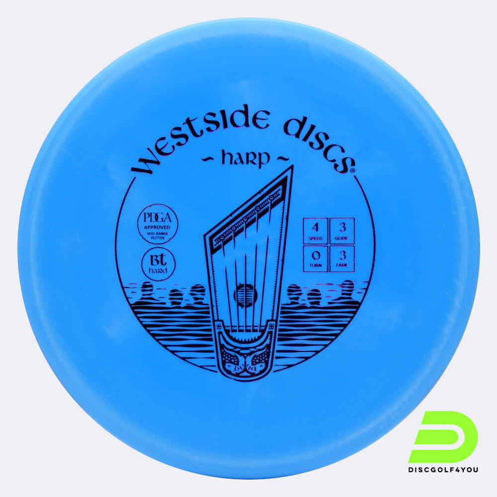 Westside Harp in blue, bt hard plastic Westside Harp in blue, bt hard plastic