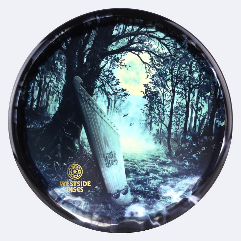 Westside Harp in black, tournament orbit plastic and deco effect Westside Harp in black, tournament orbit plastic and deco effect