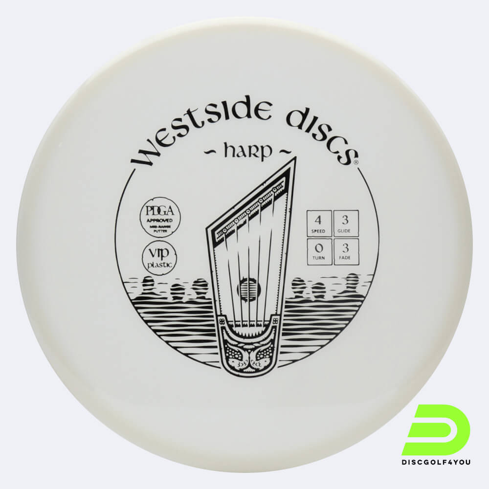 Westside Harp in white, vip plastic Westside Harp in white, vip plastic