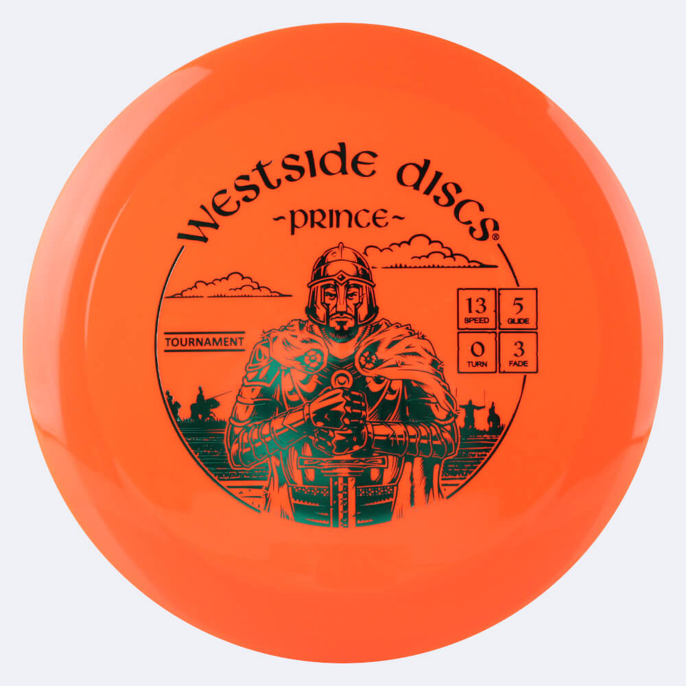 Westside Prince in classic-orange, tournament plastic Westside Prince in classic-orange, tournament plastic