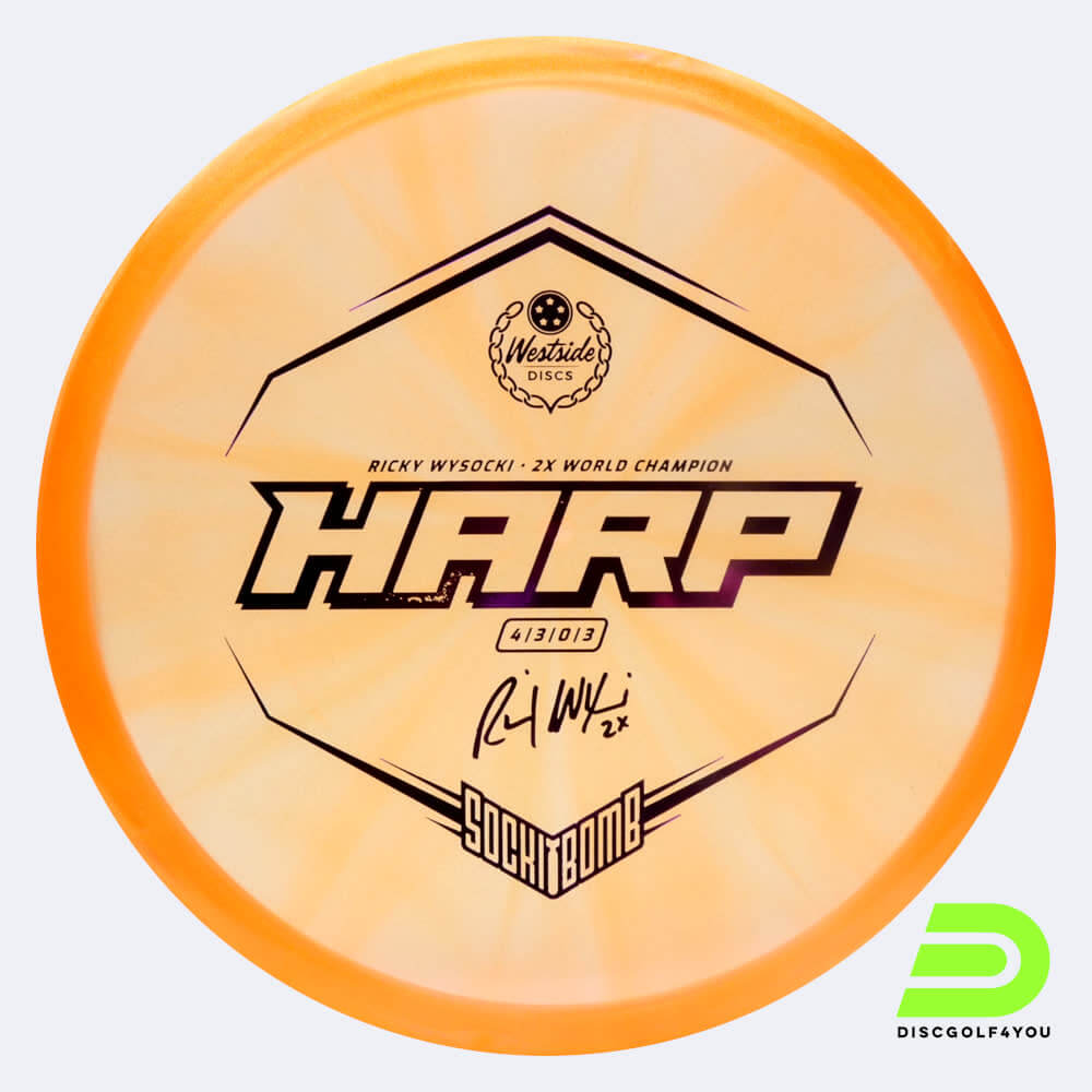 westside sockibomb harp in orange, im vip ice glimmer kunststoff und ohne spezialeffekt Westside Sockibomb Harp in orange, im VIP Ice Glimmer Kunststoff und ohne Spezialeffekt