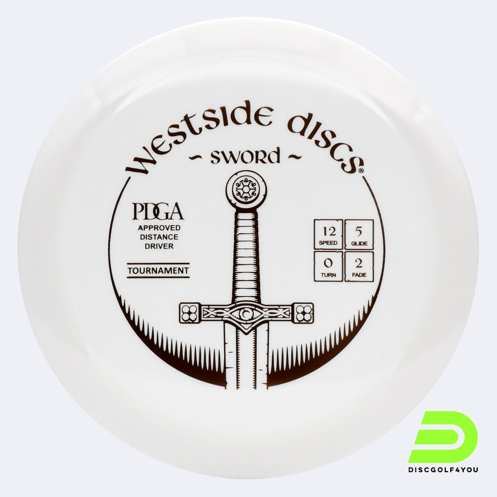 Westside Sword in white, tournament plastic Westside Sword in white, tournament plastic