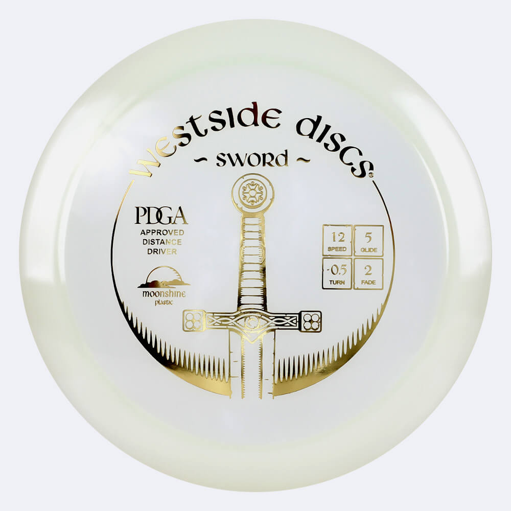 westside sword in weiss, im vip moonshine kunststoff und glow spezialeffekt Westside Sword in weiss, im VIP Moonshine Kunststoff und glow Spezialeffekt