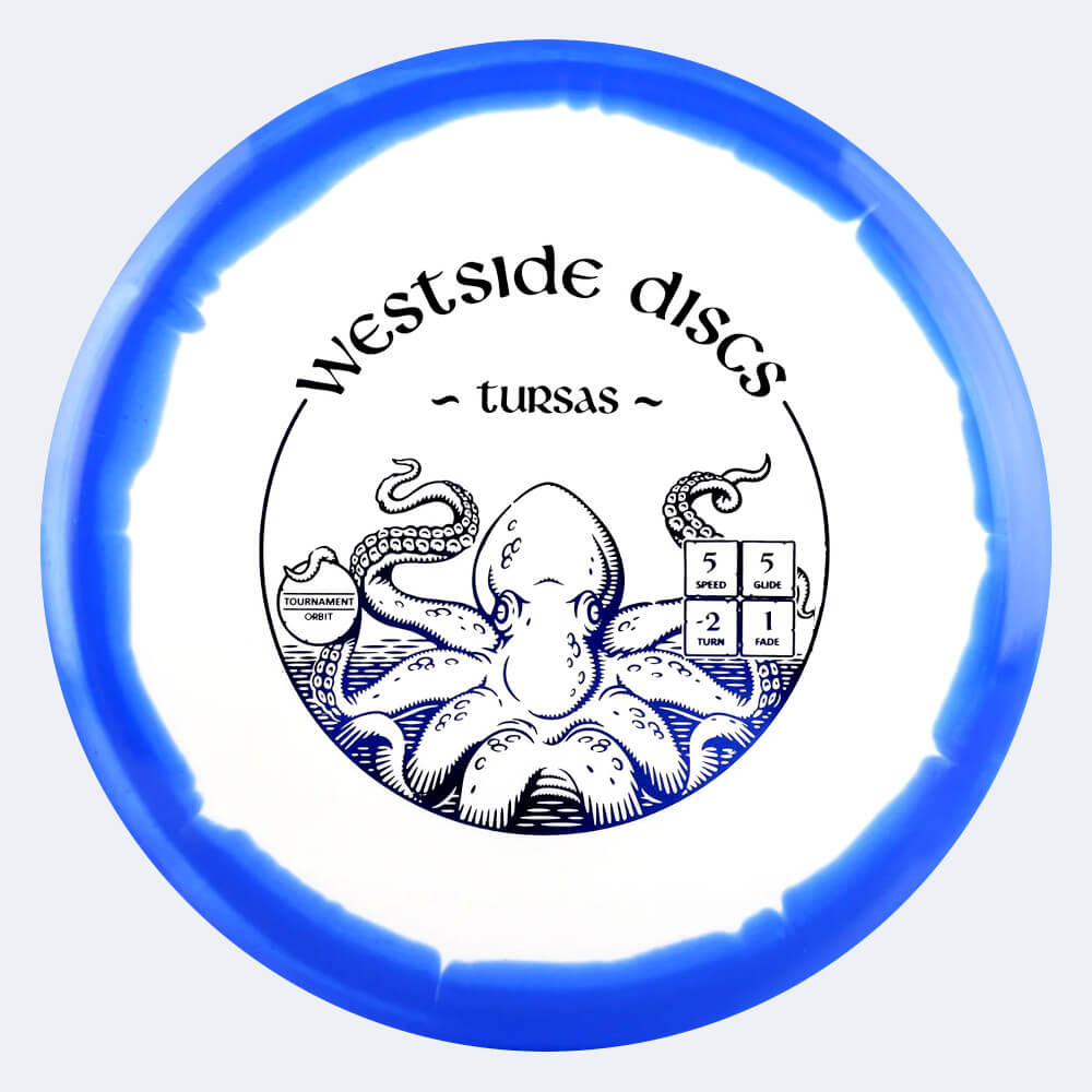 westside tursas in weiss-blau, im tournament orbit kunststoff und ohne spezialeffekt Westside Tursas in weiss-blau, im Tournament Orbit Kunststoff und ohne Spezialeffekt